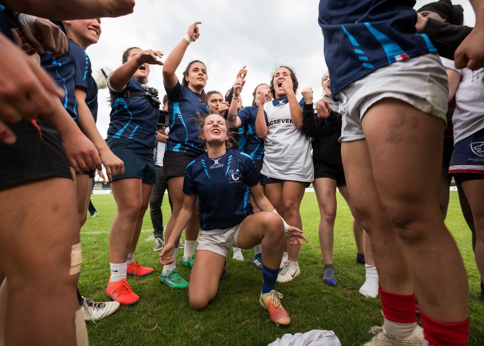 Equipe féminine de rugby université de Bordeaux